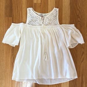 Hollister cold shoulder blouse